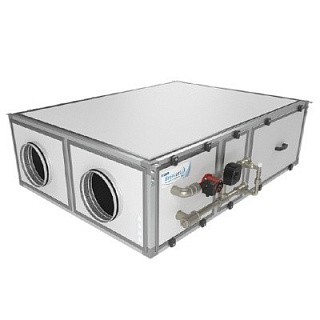 Приточно-вытяжная установка серии Aqua RP-SB с рекуператором и водяным нагревателем